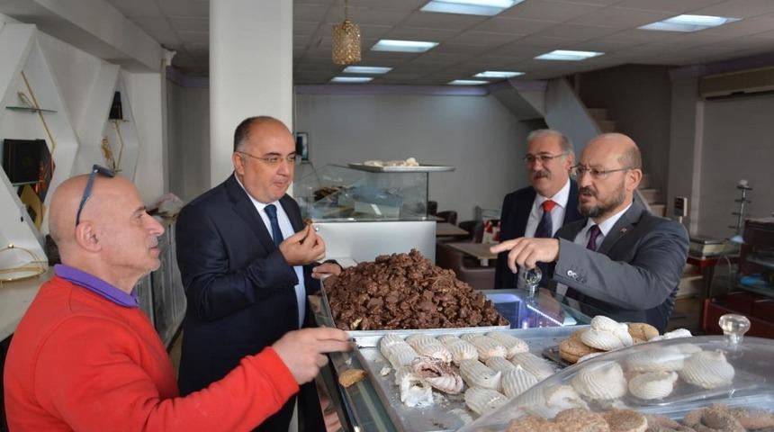 Kaymakam ile Başkan&rsquo;dan esnaf denetimi