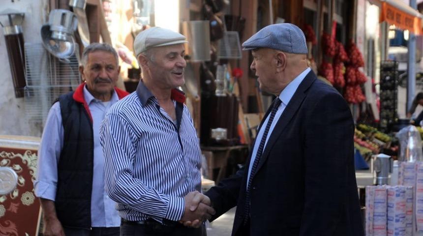 Başkan Pekmezci&rsquo;den esnaf ziyareti