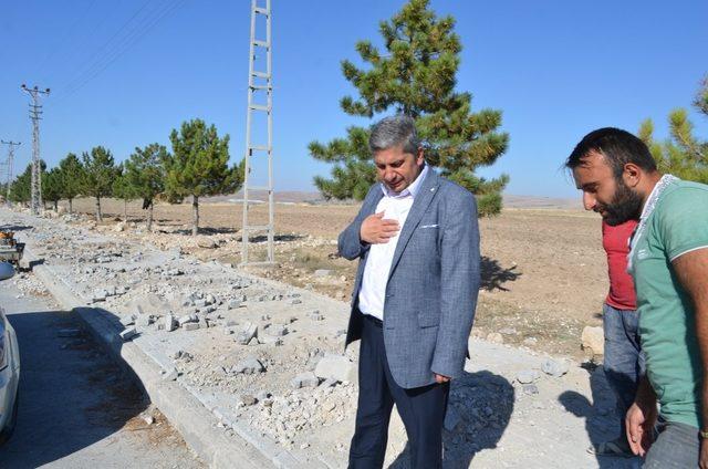 Bünyan Belediyesi Yakutiye Mahallesinde Kaldırım Çalışmalarına Devam Ediyor