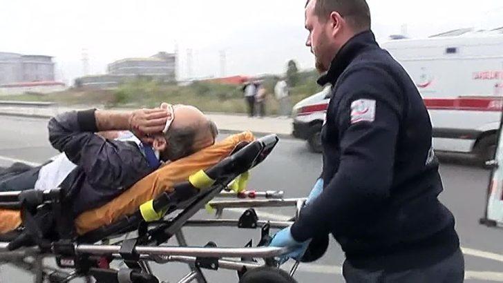 Başakşehir'de işçi servisi kaza yaptı! Yaralılar var G2