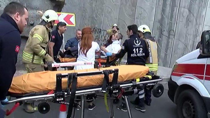 Başakşehir'de işçi servisi kaza yaptı! Yaralılar var G5