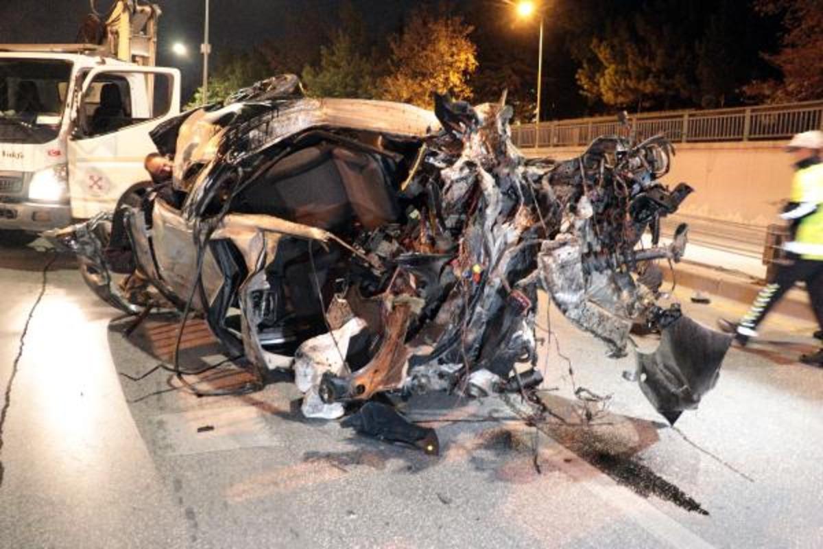 Başkentte dehşete d&uuml;ş&uuml;ren kaza! G&ouml;ren inanamadı