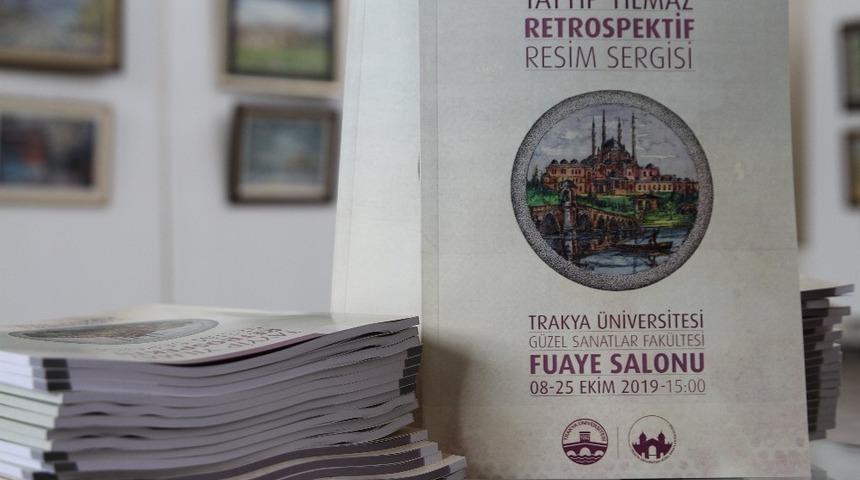 Yılmaz’ın eserleri, Trakya Üniversitesi Güzel Sanatlar Fakültesi’nde