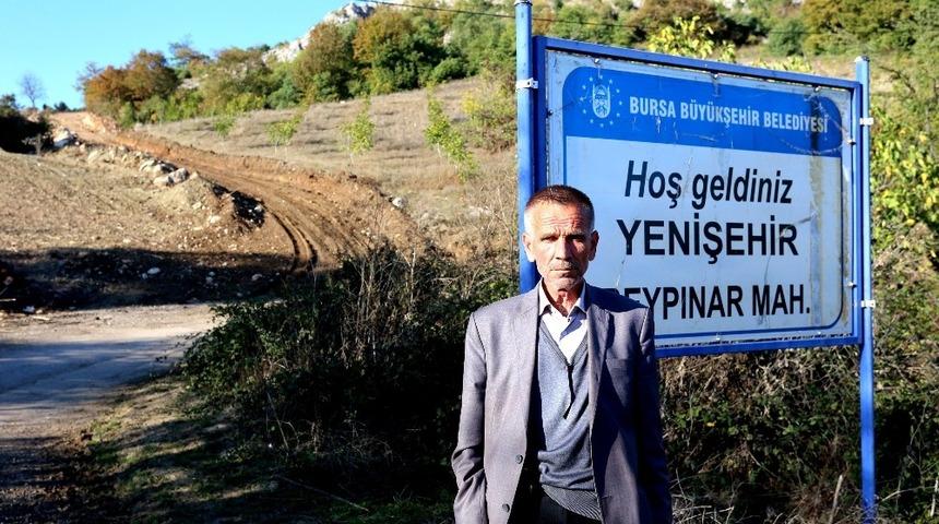 Yenişehir’de tarla yollarına Büyükşehir eli değdi