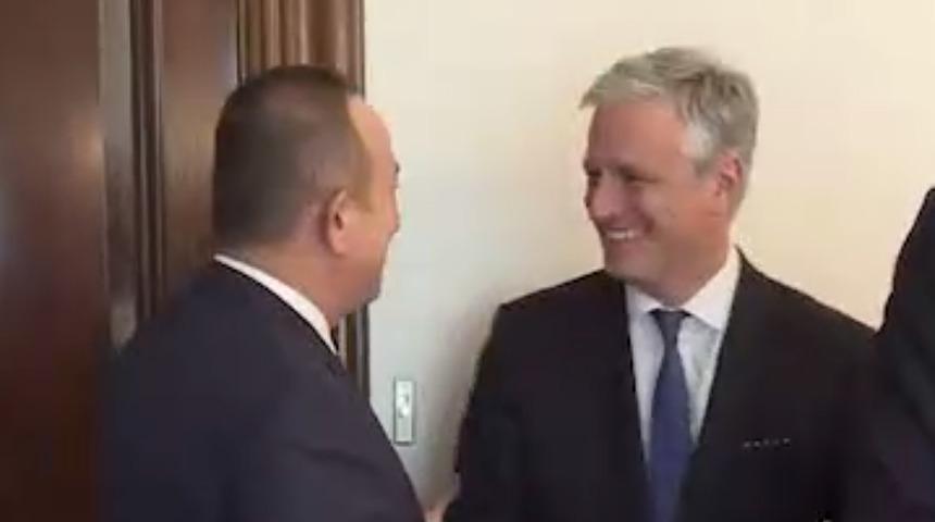 Çavuşoğlu, ABD Ulusal Güvenlik Danışmanı O'Brien ile görüştü