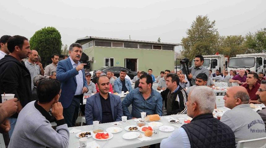 Başkan Sandal, personellerle buluştu