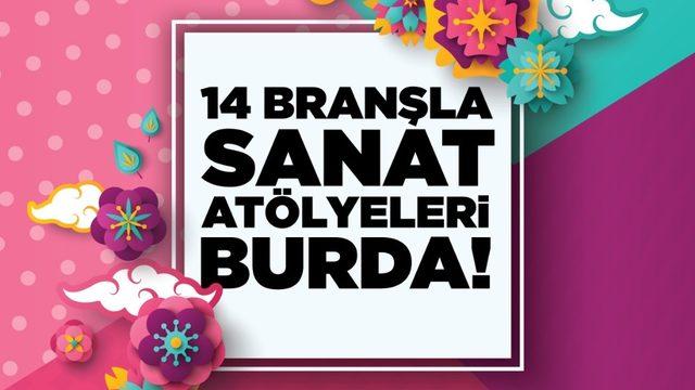 Esas 14 Burda’dan, 14 farklı sanat atölyesi