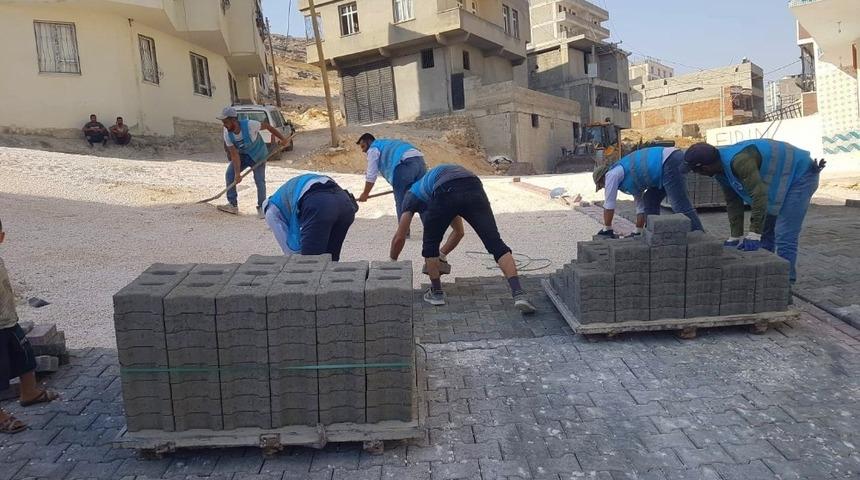 Eyy&uuml;biye&rsquo;de yol yapım &ccedil;alışmaları s&uuml;r&uuml;yor