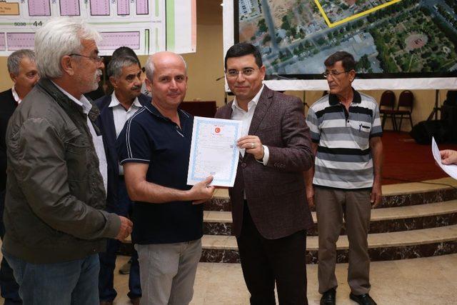 Sanayi esnafının çifte tapu sevinci 2