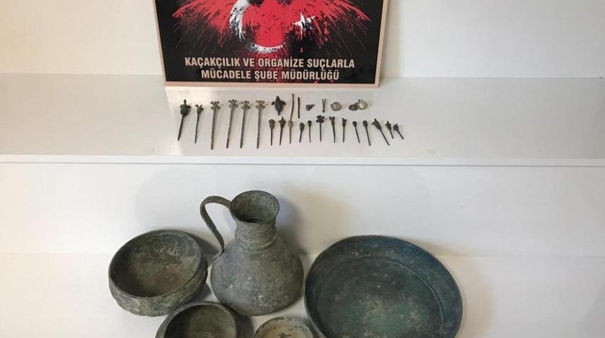 Kırşehir Emniyeti, Bizans dönemine ait tarihi eser ele geçirdi