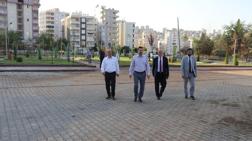 Baydilli il&ccedil;ede y&uuml;r&uuml;t&uuml;len &ccedil;alışmaları inceledi