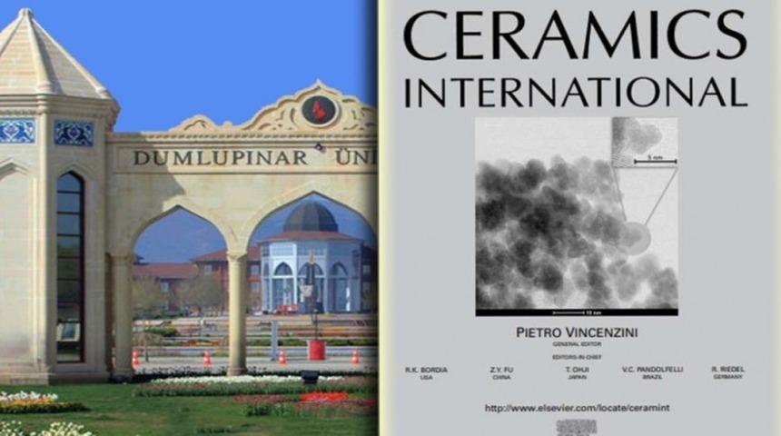 DP&Uuml;&rsquo;de yapılan tez &ccedil;alışması uluslararası dergi kapağında