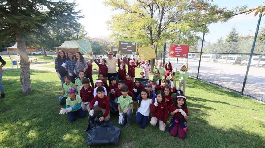 Temiz bir Nevşehir i&ccedil;in &ouml;ğrenciler seferber oldu