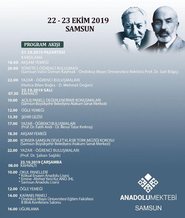 ’Mehmet Akif Ersoy ve Tarık Buğra’nın dilinden 100. yılında Milli Mücadele’ programı Samsunlular ile  buluşacak