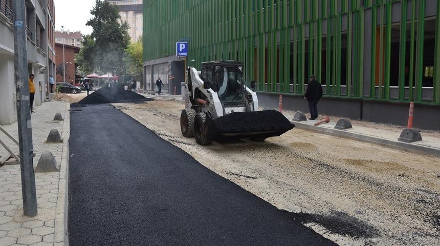 Tepebaşı Belediyesi Fen İşleri 8 mahallede çalışıyor