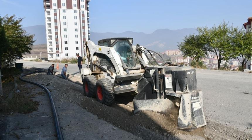 Karabük’te belediye  çalışmaları sürüyor