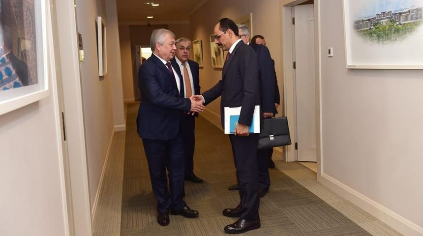 İbrahim Kalın, Rusya'nın Suriye Özel Temsilcisi ile görüştü