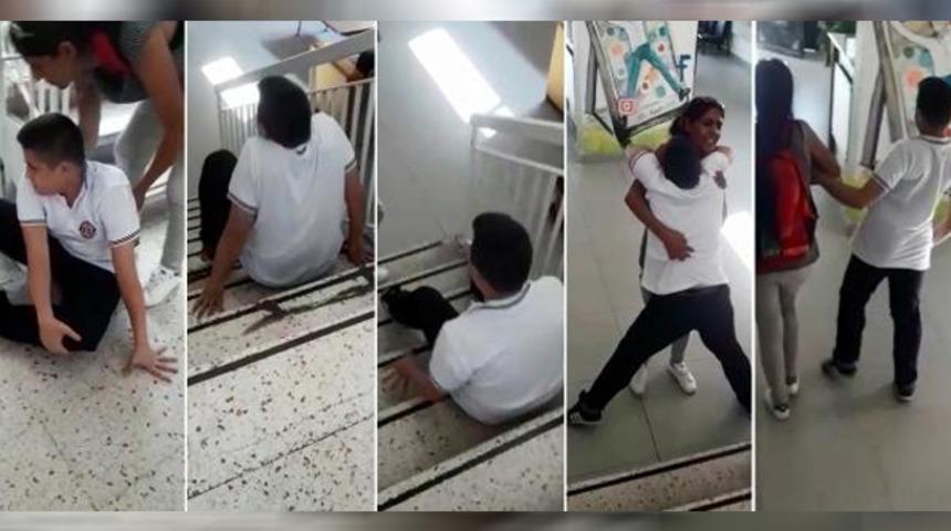 Sınıfına sürünerek inip çıkıyordu! Annesinin çabası sonuç verdi