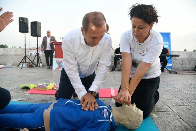 Taşköprü’de can kurtarma eğitimi