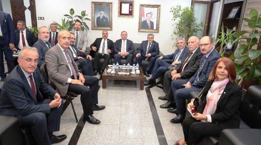 Beyazgül iş adamlarıyla bir araya geldi