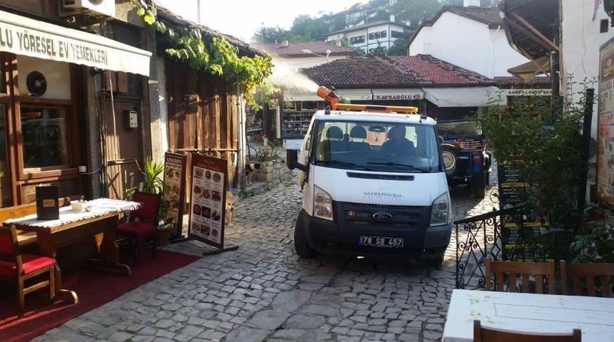Safranbolu&rsquo;da ila&ccedil;lama &ccedil;alışması