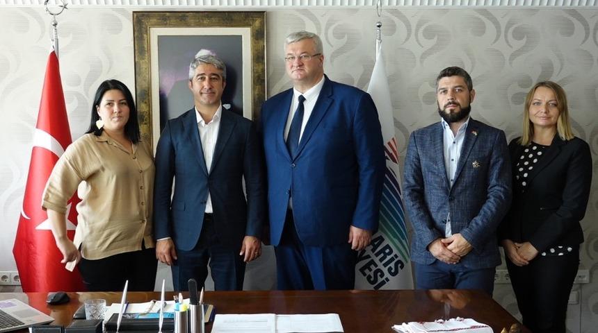 Ukrayna Antalya Konsolosu Khomenko, Başkan Okay&rsquo;ı ziyaret etti