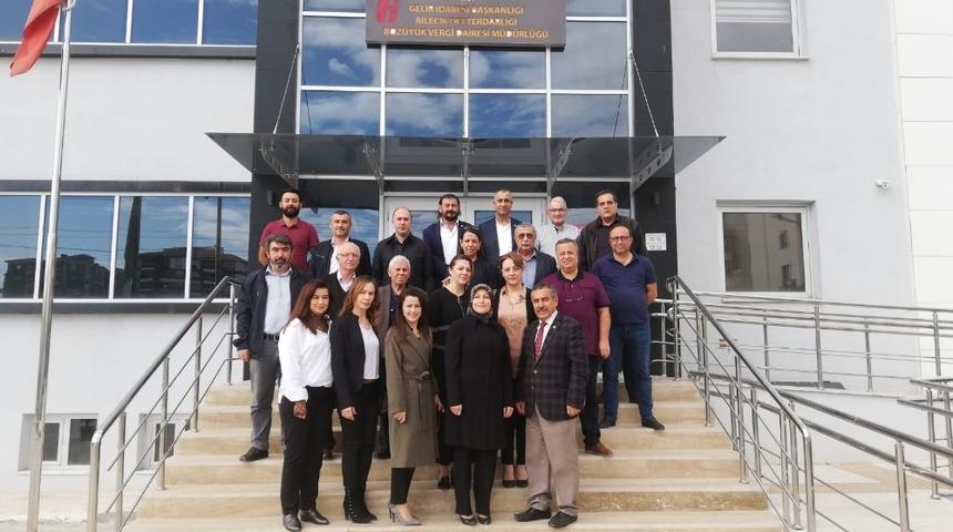 Yeni atanan Vergi Dairesi M&uuml;d&uuml;r&uuml;ne ziyaret