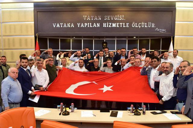 Kepez Belediye Meclisi'nden Barış Pınarı Harekatı'na destek