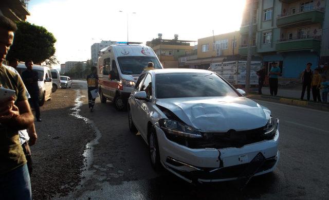 Gaziantep'te zincirleme kaza:2 yaralı