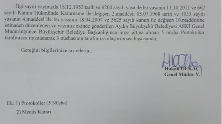 ASKİ Genel M&uuml;d&uuml;rl&uuml;ğ&uuml;&rsquo;nden &lsquo;B&uuml;y&uuml;k Menderes&rsquo; a&ccedil;ıklaması