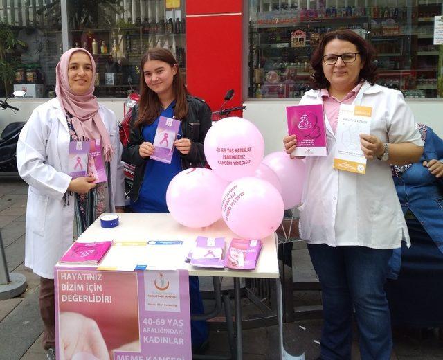 Alaşehirli kadınlara ücretsiz kanser taraması