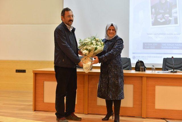 “İmam Matüridi’de Kadın Algısı” başlıklı konferans SAÜ’de verildi