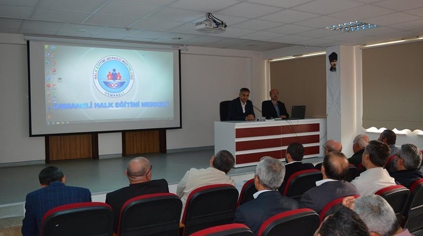 Kaymakam Yavuz din g&ouml;revlileri ile bir araya geldi