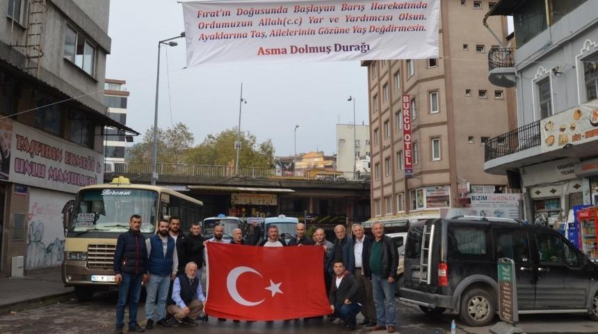 Dolmuş&ccedil;ulardan Mehmet&ccedil;ik&rsquo;e destek selamı