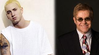 Madde bağımlısı Eminem'e Elton John desteği!