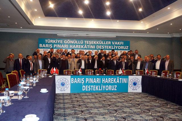 Türkiye Gönüllü Teşekküller Vakfı'ndan Barış Pınarı Harekatına destek