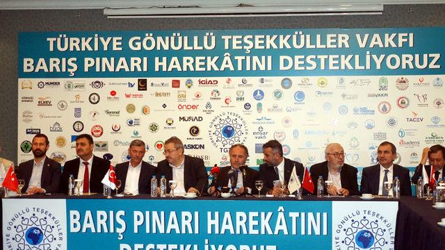 Türkiye Gönüllü Teşekküller Vakfı'ndan Barış Pınarı Harekatına destek