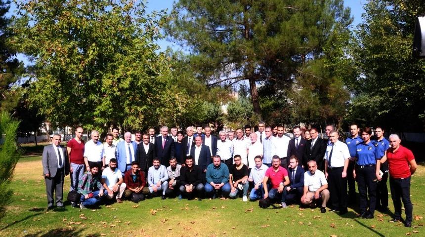 Müdür Ergüder, basın mensuplarıyla bir araya geldi