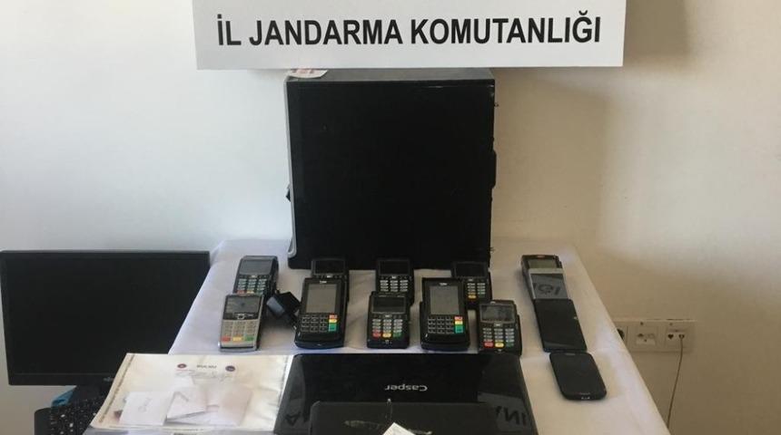 Alanya&rsquo;da kredi kartı dolandırıcılarına operasyon: 5 g&ouml;zaltı