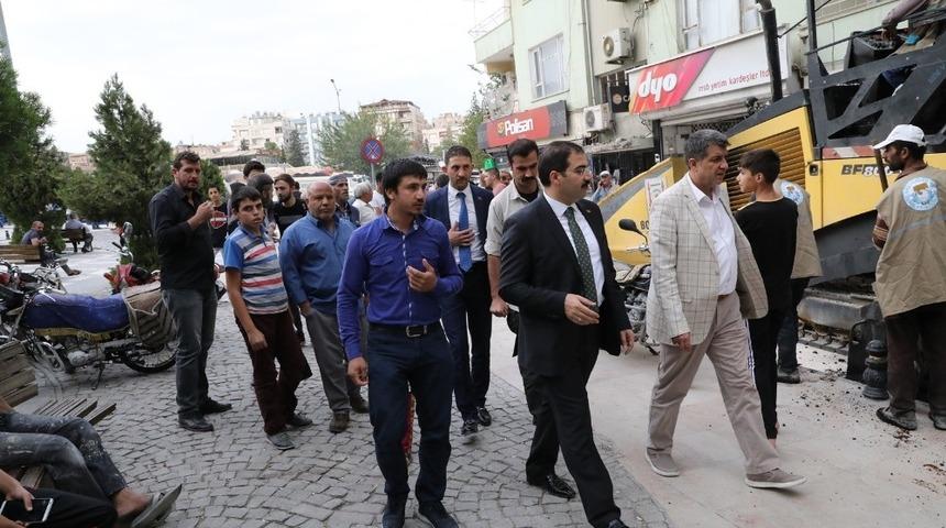 Haliliye&rsquo;de yol yapım &ccedil;alışmaları s&uuml;r&uuml;yor