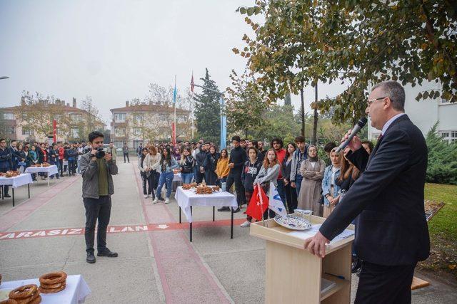 Başkan Özkan, üniversite öğrencilerine Karacabey’in değerlerini anlattı