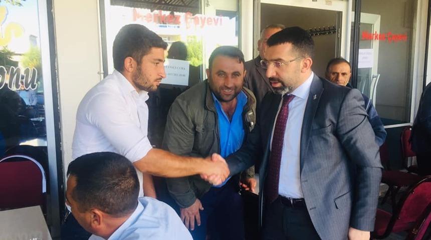 AK Parti Kars İl Başkanı Çalkın durmak bilmiyor