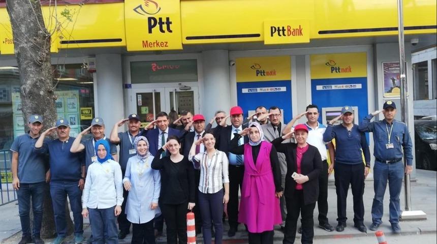 PTT&rsquo;den Mehmet&ccedil;ik&rsquo;e asker selamı