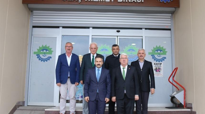 Ergene Kaymakamı Taş&ccedil;ı&rsquo;dan Belediye Başkanı Y&uuml;ksel&rsquo;e ziyaret
