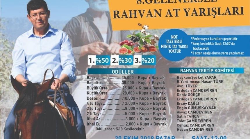 Nazilli’de rahvan at yarışı heyecanı başlıyor