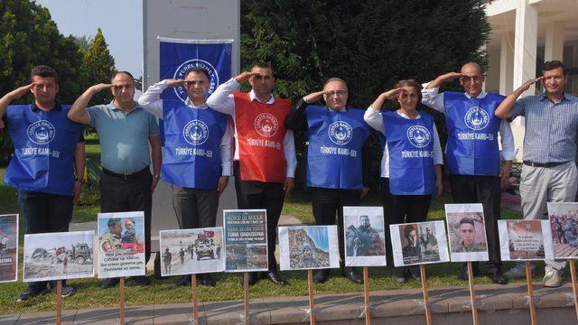 İzmir'den 5 gün ara verilen Barış Pınarı Harekatı'na anlamlı destek