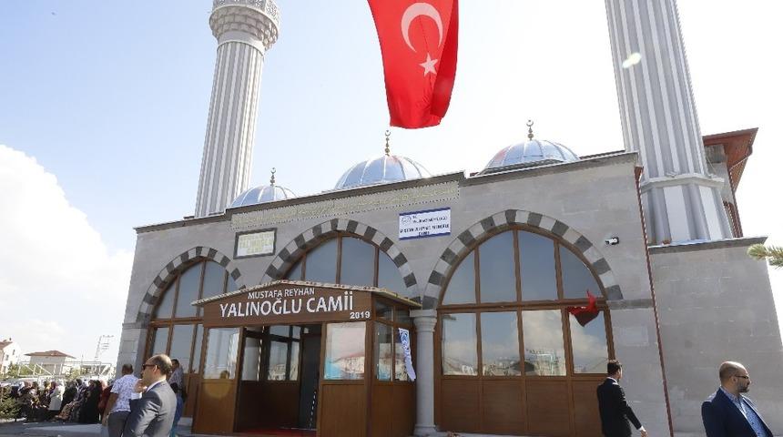 Başkan B&uuml;y&uuml;kkılı&ccedil;, Mimarsinan&rsquo;da cami a&ccedil;ılışına, İldem&rsquo;de caminin temel atma t&ouml;renine katıldı