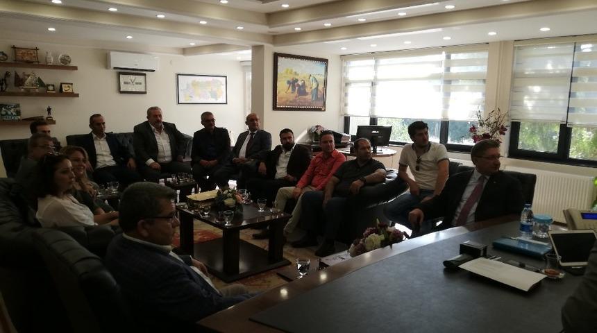 NTO Meslek Komitelerinden Kaymakam Arısoy&rsquo;a ziyaret