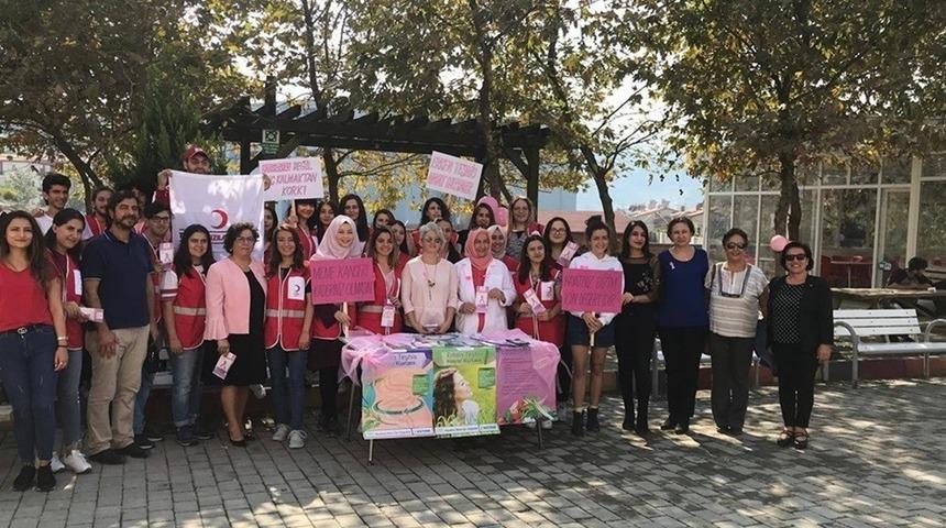 Meme Kanseri farkındalık etkinliği d&uuml;zenlendi