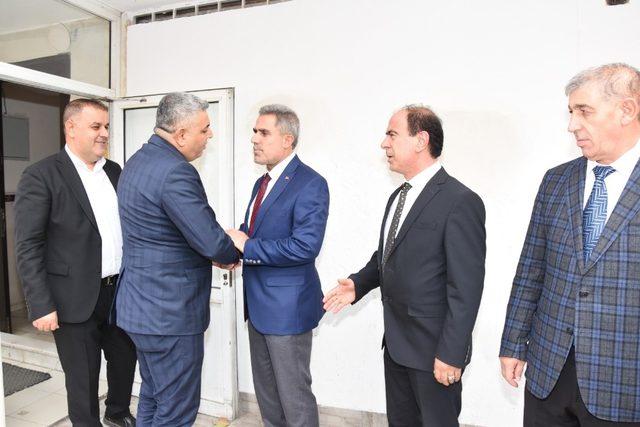 MTSO Başkanı Sadıkoğlu, Türk İş Malatya Temsilcisi  Hikmet Kazgan’a ziyaret